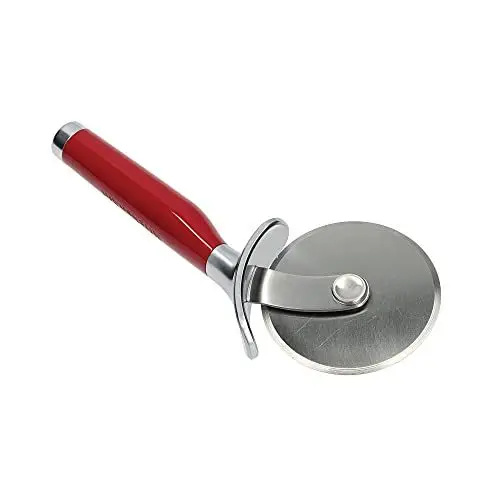 Produktbild: KitchenAid Pizza Schneider, Schneiderad aus Edelstahl für Pizza – Empire Rot