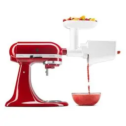 Produktbild: KitchenAid Zubehör Obst- und Gemüsemühle - 5KSMFVSP - Pürieraufsatz für KitchenAid Küchenmaschine - Mühle mit Sieb - Entsafter Aufsatz