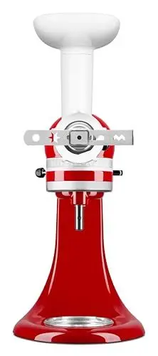 Produktbild: KitchenAid Zubehör Fleischwolf - 5KSMFGCA - Zerkleinerer für Kitchen aid Küchenmaschine - Gemüsezerkleinerer - mit Spritzgebäckvorsatz in 5 Formen