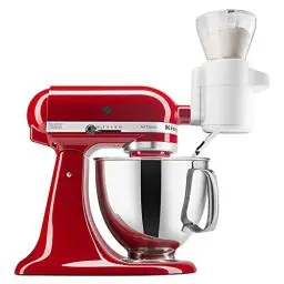 Produktbild: KitchenAid Zubehör - 5KSMSFTA - Sieb und Waage für Küchenmaschine Kitchenaid - Sieb für Mehl, Puderzucker oder Kakaopuder - Digitaler Küchenwaage