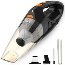 Produktbild: kitsky Handstaubsauger Akku Kabellos, Auto-Staubsauger, mit leistungsstarker Saugkraft, Mini-Staubsauger, für Sofas, Matratzen und Fenster, 12000PA, Handheld Cordless