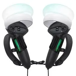Produktbild: KIWI design Controller Grips Abdeckung Kompatibel mit Quest 2 (Schwarz)