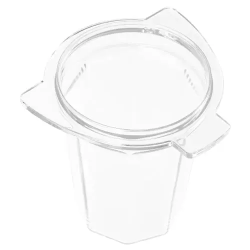 Produktbild: KJHBV Transparenter Dosierbecher Wiederverwendbarer Dosierbecher Kaffeezubehör Pulverdosierbecher Kaffeepulverbecher Kaffeemaschinenteil Stk Pulverfänger Medikation