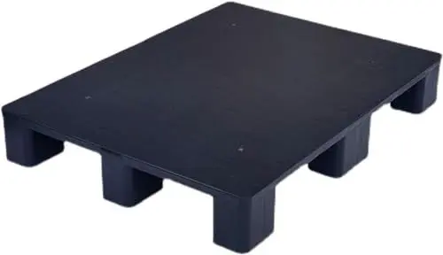 Produktbild: KjoiDWz ELzEy Leichtpalette Kunststoffpalette for die Lagerung im Keller, leichte, feuchtigkeitsbeständige Bodenpaletten, verschleißfest und rutschfest Supermarkt-Lagerspeicher(Black,40x30x12cm)