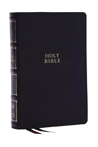 Produktbild: KJV Holy Bible: Compact Bible with 43,000 Center-Column Cross References, Black Genuine Leather, Red Letter, Comfort Print: King James Version: KJV, ... Leather, Black, Red Letter, Comfort Print