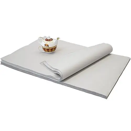 Produktbild: KK Verpackungen® Packseide | 12,5 kg, 50 x 75 cm Packpapier in Grau | Seidenpapier in 30 g/m² Industriequalität