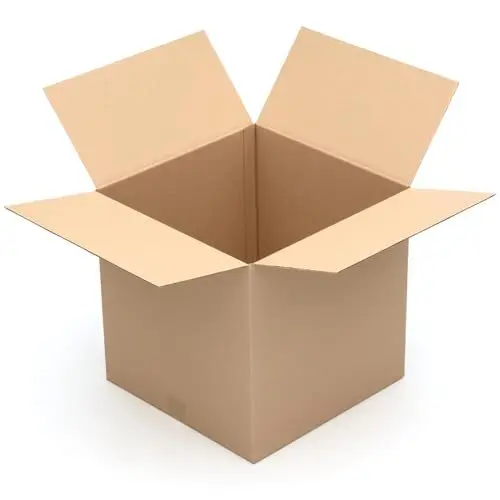 Produktbild: KK Verpackungen Versandkartons 400 x 400 x 400 mm Braun 1-wellig (Außenmaß 405 x 405 x 415 mm) | 10 Stück, Faltkartons Kartons für Versand als DHL Paket Hermes Paketklasse M DPD GLS Paketklasse XL