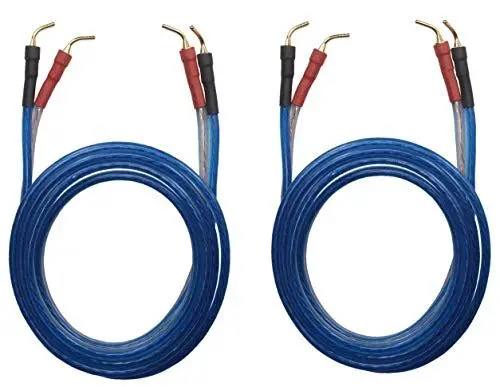 Produktbild: KK ZB-ZB 1 Paar Set (insgesamt 8-poliger Stecker) HiFi-OFC-Lautsprecherkabel, Pin-Typ-Stecker auf Pin-Stecker