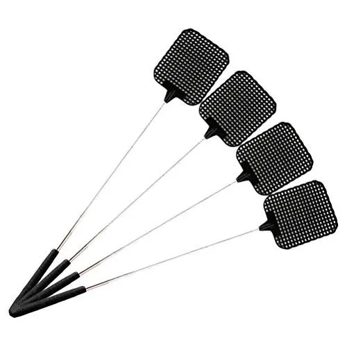 Produktbild: Boxwizard Swters Swter Fliegenklatsche 27 * 15 * 2 4 Stück Kunststoff Teleskop Ausziehbare Fliegenklatsche Edelstahl Teleskopstange Flapper Mückenklatsche