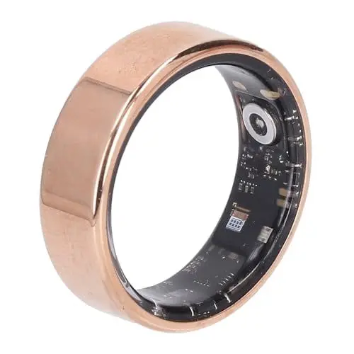 Produktbild: KKPLZZ Smart Ring, Wasserdicht, Stilvoll, Zum Schlafen, Sport, Überwachung, Fitness-Ring für Männer und Frauen, (Gold)