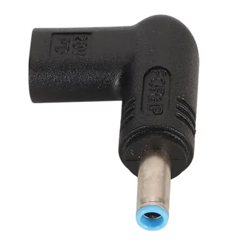 Produktbild: KKPLZZ Typ-C-Buchse auf 4,5 X 3,0 Mm DC-Adapter, Professioneller, Effizienter 100-W-PD-USB-C-auf-DC-Stromadapter Laptop