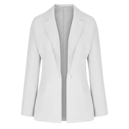 Produktbild: KKvoPiQ Felljacke Top Long Sleeve Casual Slim Short Small Suit Jacket (White, XL)