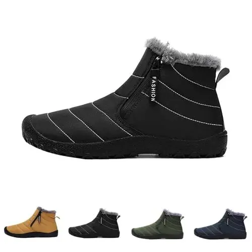 Produktbild: KKvoPiQ Schwarze Schuhe Damen Pumps Skischuhe Verdickung Fersenpolster (Black, 41)