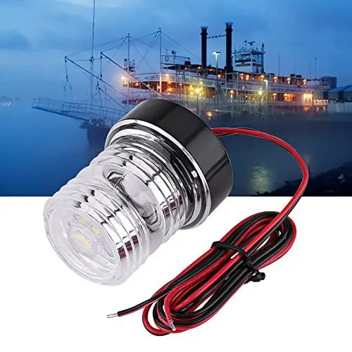 Produktbild: Klanata 12V Allround 360° wasserdichtes LED-Ankerlicht, tragbares Yacht-Navigationslicht für Marineboote, Bogenlichter und Cockpitbeleuchtung