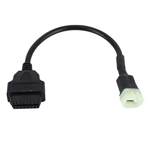 Produktbild: Aramox Auto-Diagnosegerät, 6-poliges OBD2-Kabelbaum-Diagnosegerät, Kompatibel mit Z900/Z900RS/ZX10R/ZX14R/H2, Diagnosekabel