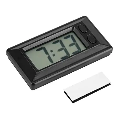 Produktbild: TITA-DONG Digitaler Reisewecker, Batteriebetrieben, Faltbar, LCD-Uhr mit Kalender, Temperatur, Schlummermodus, Multifunktionale Kleine Tischuhr, Tragbare Uhr, Großes Display, Schreibtischuhr