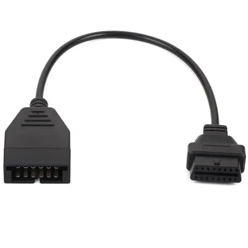 Produktbild: Klanata OBD-Diagnosegerät, OBD1 12 Pins auf OBD2 16 Pins Adapter, passend für beliebte GM-Fahrzeuge, Scanner für Fahrzeugwartung und Autoreparatur (Diagnose)
