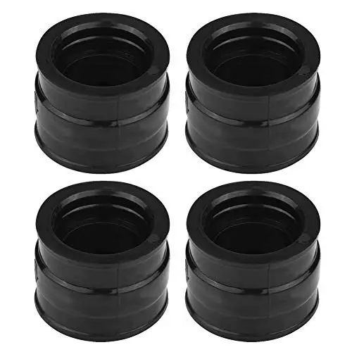 Produktbild: Klanata Set of 4 Motorcycle Carburetor Intake Manifold Adapters, Joint Boots for CB650 (RC03/05) 1979-1982 Model