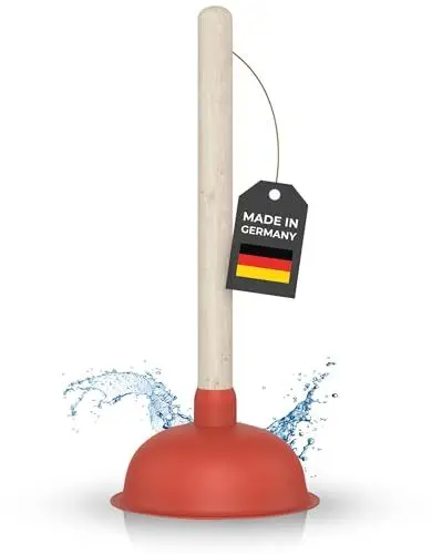 Produktbild: Klangfeiler® Abflussreiniger Pömpel - 140mm Saugglocke - Extra Saugstark & Made in Germany
