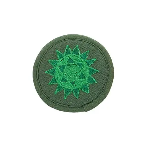 Produktbild: Artibetter Klangschalenkissen Klangheilungsinstrument Kissen Mit Buddhistischen Schalen Ringkissen Für Klangschalen Tibetische Schalenunterlage Vermittlung Empfindlich Baumwolle Schmücken Grün