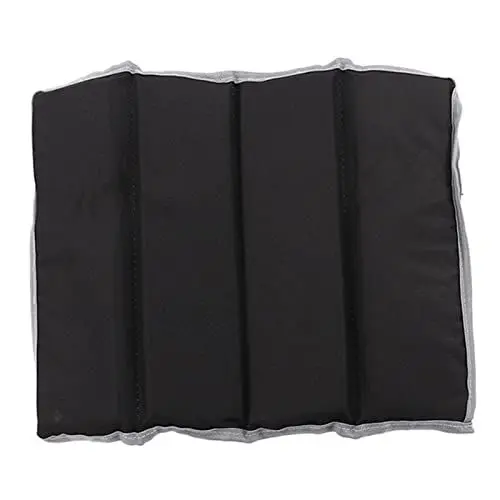 Produktbild: equlup Faltbare Sitzmatte, Sitzkissen Aus Oxford-Stoff Zusammenklappbare 28 X 8 X 7 cm Weiche Und Tragbare Boden-Sitzmatte Für Picknick, Camping Und Strand (Schwarz)