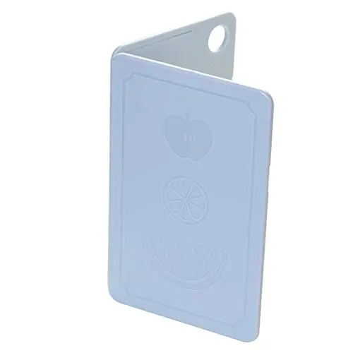 Produktbild: Klappbares Schneidebrett, Rechteckiges Obst-Schneidebrett aus Kunststoff, Tragbar, Faltbar, Lebensmittelbrett für Zuhause, Outdoor, Picknick, Camping (Nordisches Graublau