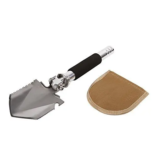 Produktbild: Klappspaten, 1 Stück, Multifunktionale Militärschaufel, Zusammenklappbar, Überlebensschaufel, Spaten, Garten Camping Wandern Outdoor Survival Werkzeug Off Road Camping Gartenarbeit