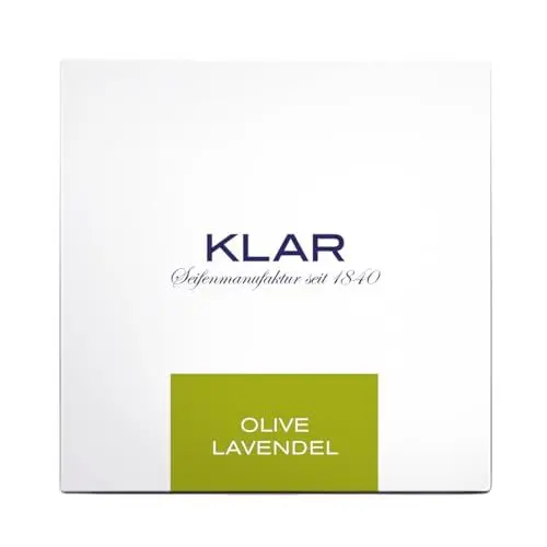 Produktbild: Klar Seifen Haar- & Körperseife Olive/Lavendel 250g, Cosmos zertifiziert, palmölfrei, geeignet für normale Haut und normales Haar, Seife 110024