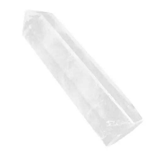 Produktbild: KLARE QUARZPUNKTE, NATÜRLICHER KRISTALL, HEILSTÄBE, KRISTALL FÜR POSITIVE ENERGIEVERSTÄRKUNG, HOME-BÜRO-DEKORATION (6-7cm)
