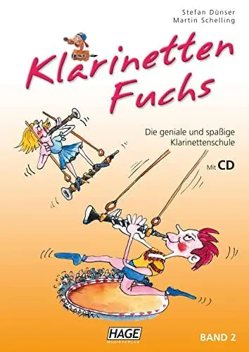 Produktbild: Klarinetten Fuchs Band 2 (mit CD): Die geniale und spaßige Klarinettenschule