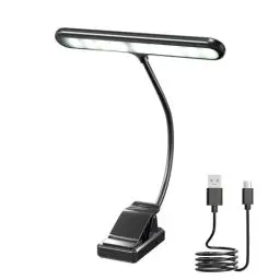 Produktbild: Klarlight 27LED Notenpultleuchte, Notenlampe Klemmbar,4 Farbtemperatur 3 Stufen Dimmbar Lampe für Notenständer,Notenständer Licht USB Wiederaufladbar,Buch Leselampe zum Anklemmen für Klavier Noten