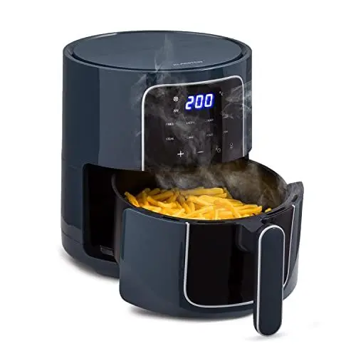 Produktbild: Klarstein Heißluftfriteuse, Air Fryer zum Frittieren, Friteuse mit Touch-Bedienfeld, Timer, Einstellbare Temperatur & 8 Programme, Airfryer zum Luftfritieren, Heißluftfriteuse ohne Öl 1400 W, 3,5L