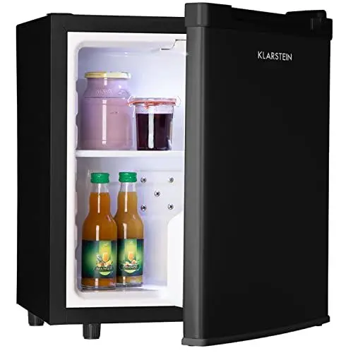 Produktbild: Klarstein Mini Kühlschrank für Zimmer, 30L Mini-Kühlschrank für Getränke, Snacks & Kosmetik, Kleine Minibar, Kühlschrank Klein & Leise, Kleiner Skincare Kühlschrank für Zimmer & Büro 5-15°C