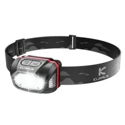 Produktbild: klarus HM1 440 Lumen wiederaufladbare Gestensensor Stirnlampe Kopflampe, 5 Modi 70 Stunden Laufzeit, IPX6 wasserdichtes LED Stirnlampe für Laufen, Camping, Wandern, Jagen…