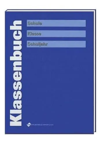 Produktbild: Klassenbuch, blau