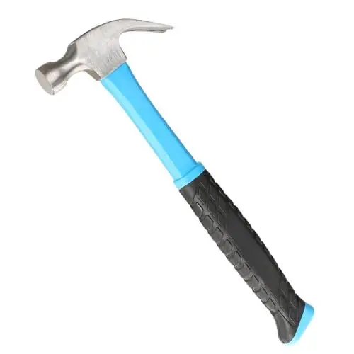 Produktbild: Klauenhammer, Stahlrahmenhammer, Elektriker-Hammer, Stiletto-Hammer, langer Griff, Tackhamer, Handwerkzeuge für Camping, DIY-Projekte, Zuhause, Outdoor-Verbesserung