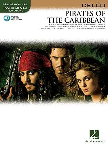 Produktbild: Klaus Badelt Pirates Of The Caribbean (Cello) Book/Audio Online (Hal Leonard Instrumental Play-along)