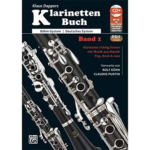 Produktbild: Klaus Dappers Klarinettenbuch (Book & CD): Für Böhm-System und Deutsches System - Klarinette richtig lernen mit Musik aus Klassik Pop, Rock & Jazz