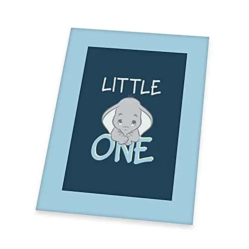 Produktbild: Klaus Herding GmbH Disney's Dumbo Krabbeldecke, 100 x 135 cm, Außenmaterial: 100% Baumwolle, Füllung: 100% Polyester 3135401216412 Blau