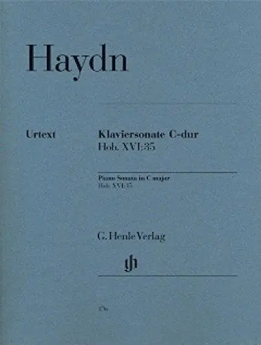 Produktbild: Klaviersonate C-dur Hob. XVI:35: Besetzung: Klavier zu zwei Händen (G. Henle Urtext-Ausgabe)