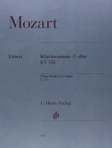 Produktbild: Klaviersonate C-dur KV 545 (Facile): Instrumentation: Piano solo (G. Henle Urtext-Ausgabe)