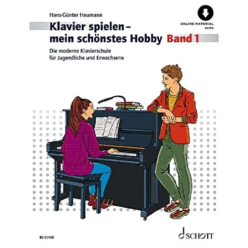 Produktbild: Klavierspielen - mein schönstes Hobby: Die moderne Klavierschule für Jugendliche und Erwachsene. Band 1. Klavier. (Klavier spielen - mein schönstes Hobby, Band 1)