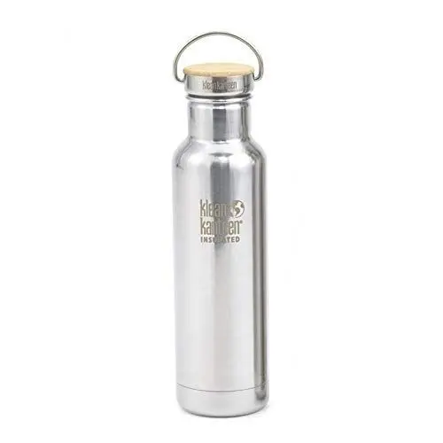 Produktbild: Klean Kanteen Reflect Edelstahlflasche Unibody Bamboo Cap 800 Ml, Edelstahl, Mirrored Stainless