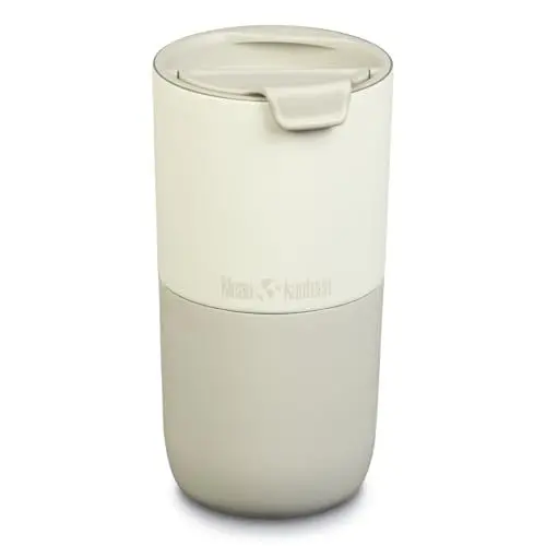 Produktbild: Klean Kanteen Rise Becher, 473 ml, Edelstahl mit Klappdeckel, Tofu, 16oz