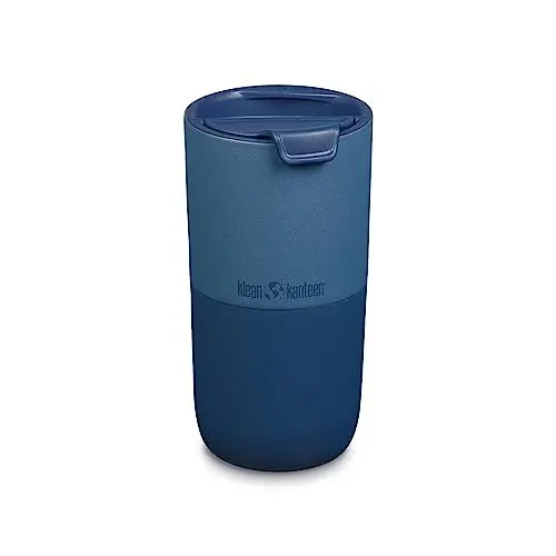 Produktbild: Klean Kanteen Rise Becher, Edelstahl mit Klappdeckel, 473 ml, Stellar, 16oz
