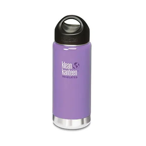 Produktbild: Klean Kanteen Vakuumisolierte Trinkflasche Wide 473ml in lila, Edelstahl, 28 x 18 x 18 cm