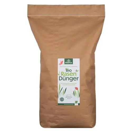 Produktbild: KleePura Bio Rasendünger 22,5 kg. NATURLAND zertifizierter Dünger aus 100% Bio-Klee. Organischer Rasendünger für Herbst & Frühjahr