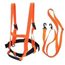 Produktbild: KLEHOPE Kinderleine, Pferdeleine zum Spielen für Kinder, Größenverstellbar, Pferdegeschirr für Kinder zum Spielen, für Kinder Outdoor Sportarten, Skifahren, Unterhaltungsspiele