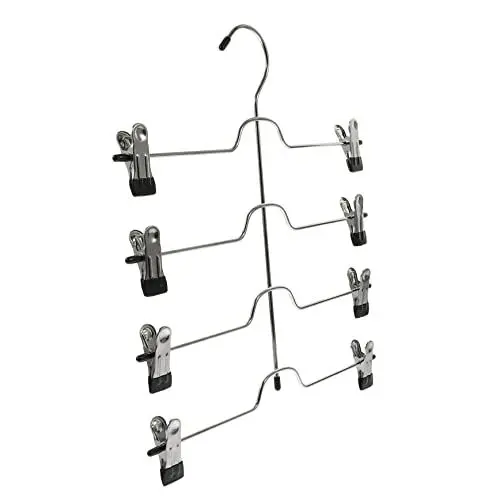 Produktbild: Garneck Platzsparende Hosen Clip Kleiderbügel Multi-Layer Kleidung Rack Eisen Material Starke Robuste