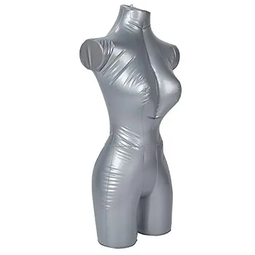 Produktbild: Kleidung Schaufensterpuppe Torso, PVC Weibliche Aufblasbare Schaufensterpuppen Verdickter Kleidungsständer für Avatar-Schießen für Einkaufszentren für den Verkauf von Badeanzügen